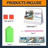 2026 DIY Calendar Diamond Painting Calendar Kit Diamond Art Paper Desk Calendar Kit