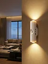 Rechargeable Stick on Night Light W/ Motion Sensor Magnetic Cordless LED Wall Night Lights for Bedroom Bedside Hallway Courtyard Doorway