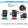 T Tocas 12V - 48V DC Hi-Amp 3/8" Studs 300 Amp Circuit Breaker with LED Indication Manual Reset for Car Audio Automotive RV UL Certified 300A Waterproof IP67