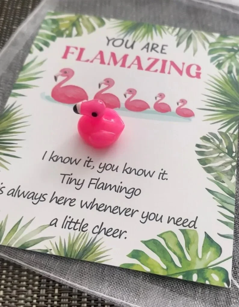 Mini Flamingo Pocket Hug