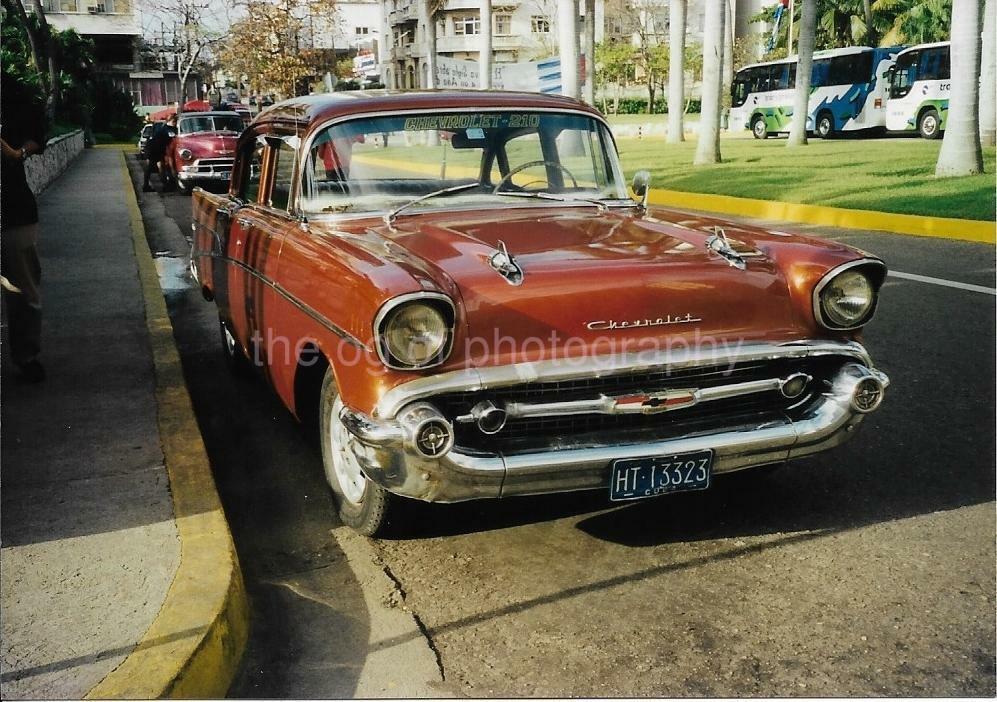 CUBA Classic Car FOUND Photo Poster painting ColorOriginal Snapshot VINTAGE 98 16