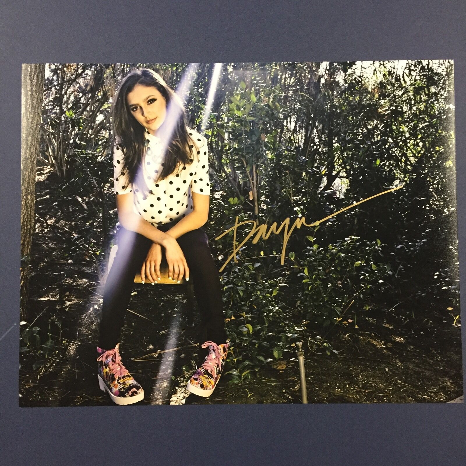 Hide Away Pop Star DAYA Signed 11x14 Photo Poster painting Autographed Grace Tandon Hot COA