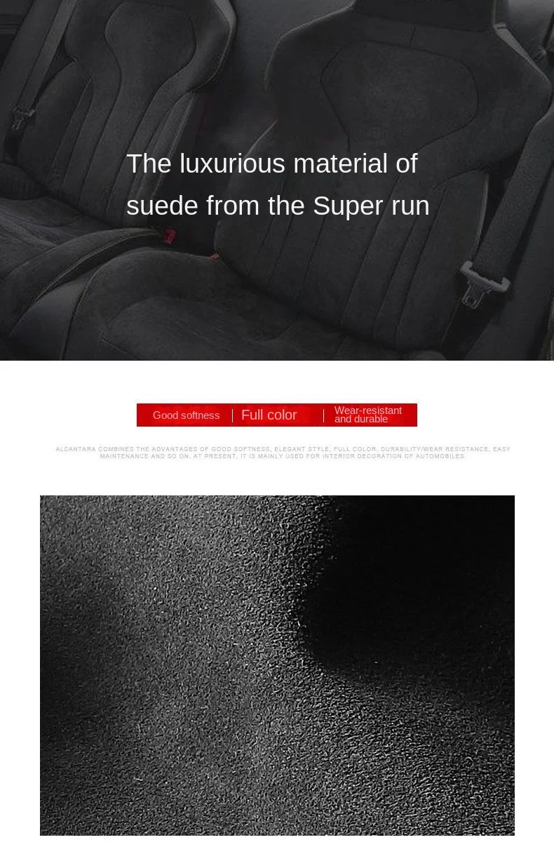 Car seat back suede hanging storage box