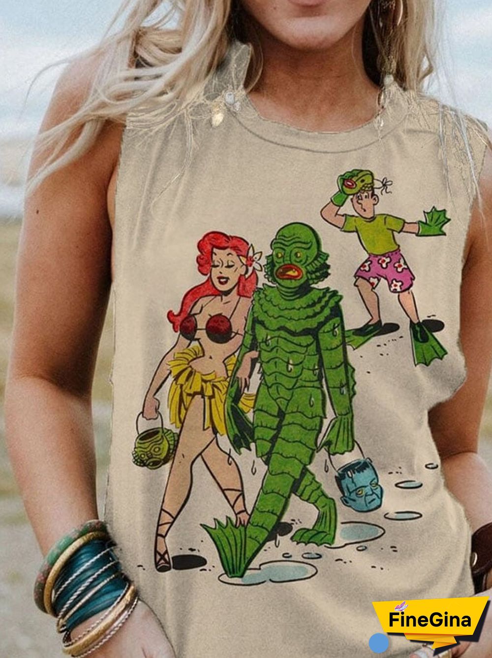 Women's Casual Print Tank Top