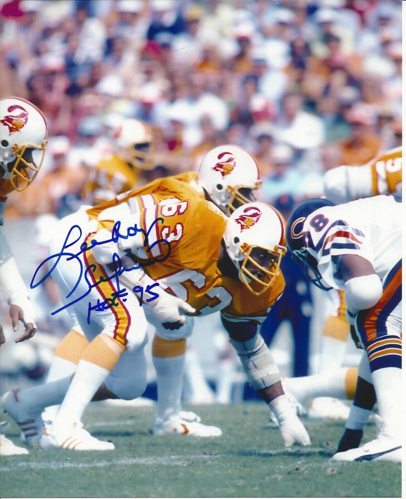 Lee Roy Selmon 8x10 Tampa Bay Buccaneers HOF Rare#1