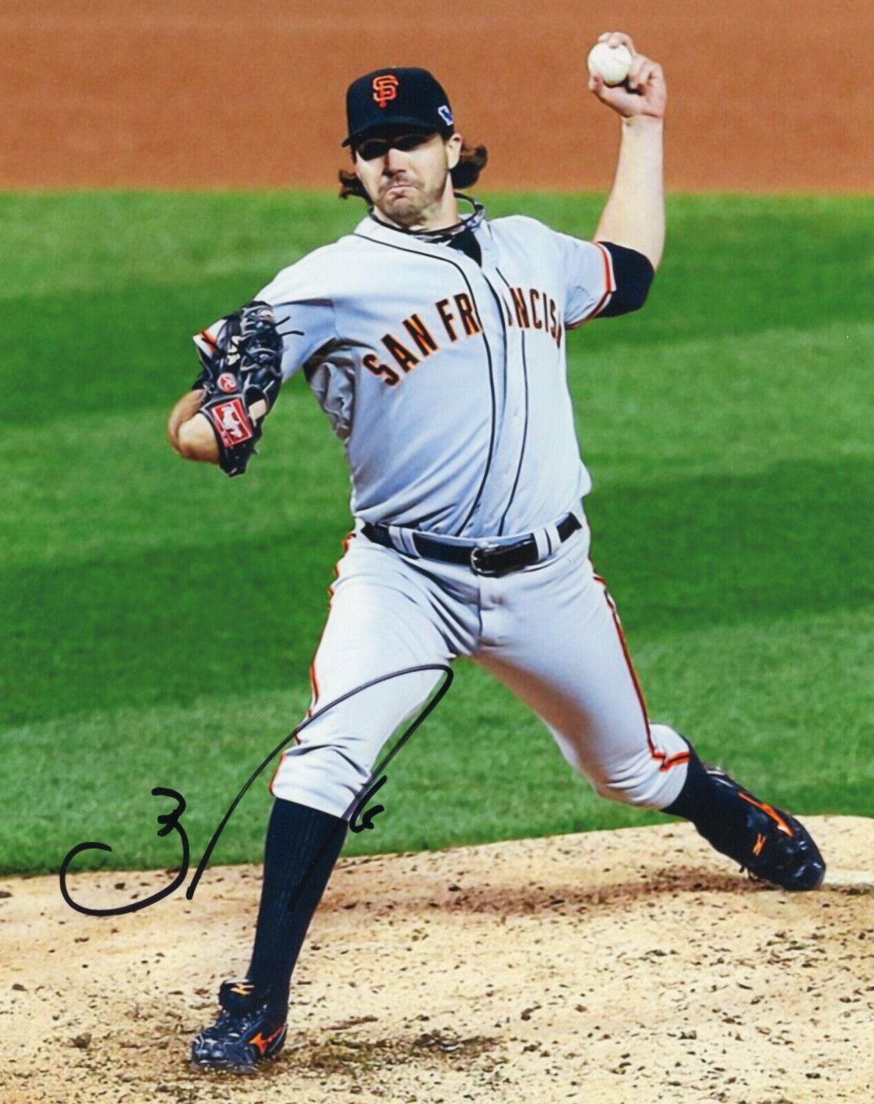 BARRY ZITO Authentic Hand-Signed San Francisco Giants