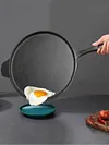 30cm Cast Iron Egg Frying Pan Non-stick & Lug Handle Pancake Skillet Household