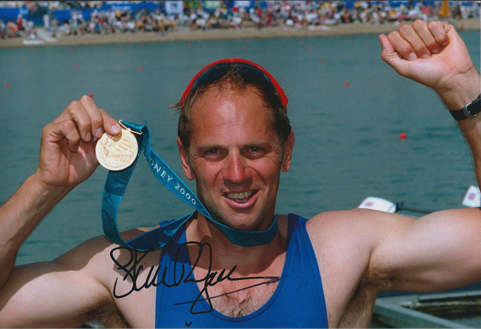 Sir Steve REDGRAVE Signed Photo Poster painting Autograph AFTAL COA Sydney OLYMPICS GENUINE