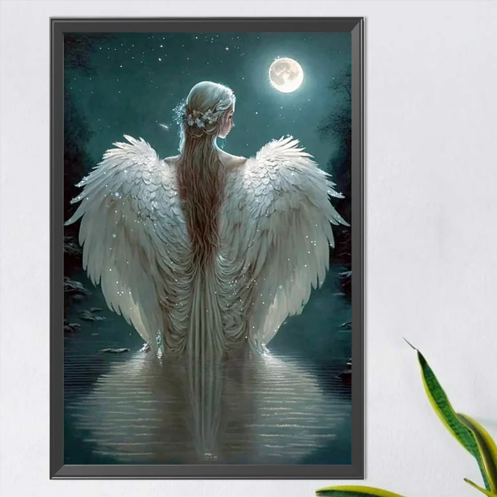 Partial AB Diamond Painting - Full Round Drill - Angel(Canvas|45*65cm)