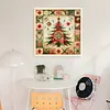 Stitching Christmas Tree-14CT Stamped Cross Stitch 40*40cm/15.75*15.75in tapestrymarket
