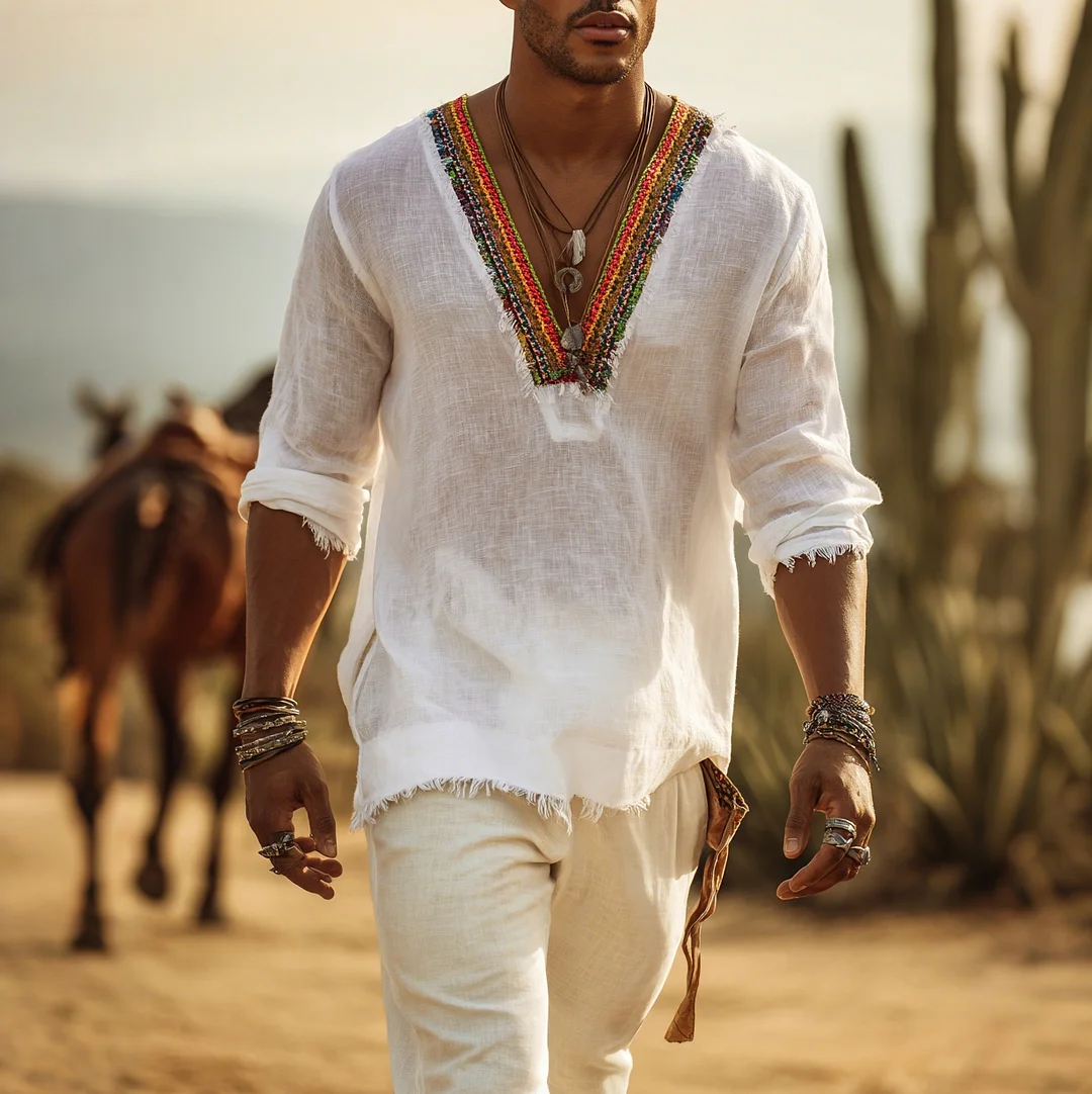 Retro Wild West Distressed Style T-Shirt-INSPIREUSE