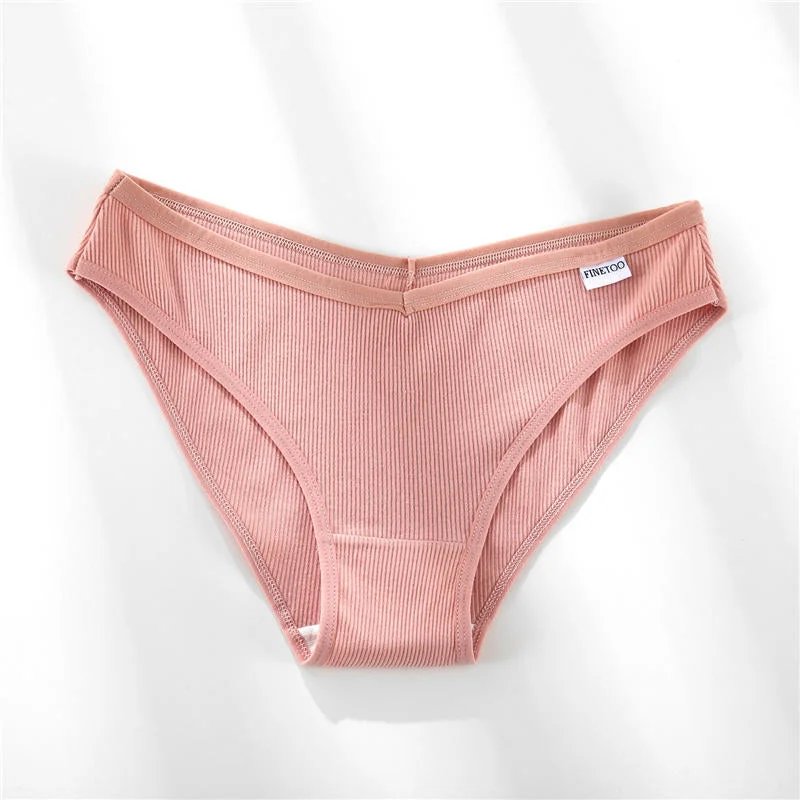 M-4XL Women Cotton Panties Sexy Underwear For Woman Briefs Female Underpants Intimates Lingerie 6 Solid Color Cotton Pantys Plus