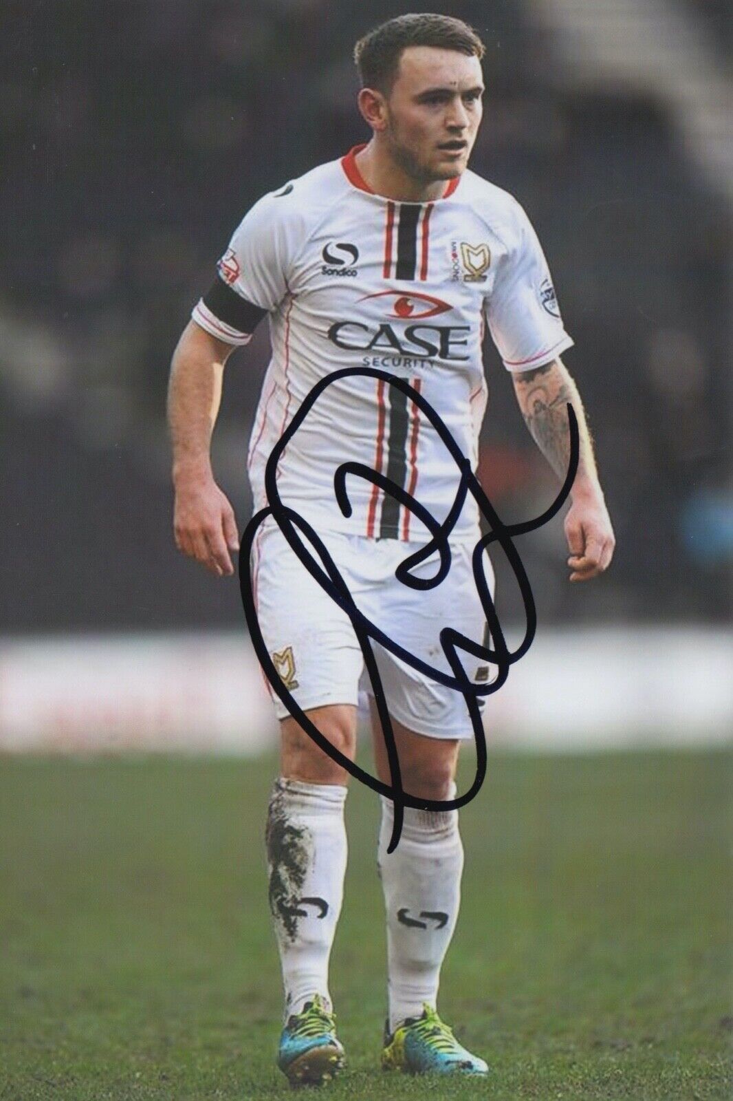 LEE HODSON HAND SIGNED 6X4 Photo Poster painting - FOOTBALL AUTOGRAPH - MK DONS.