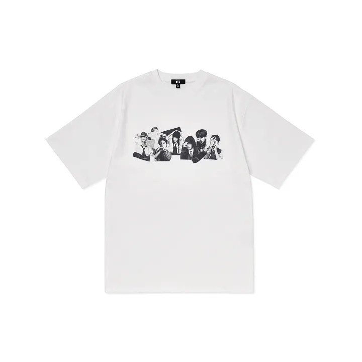 BTS ARIRANG ホワイト Tシャツ 新品 ALL 全員　M BTS Arirang Album Photo T-Shirt | 2026 Tour All Members Tee 💜