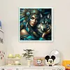 (Multi-Style) Girl And Animal-11CT Stamped Cross Stitch 50*50cm/19.69*19.69in tapestrymarket