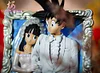 Frame Series Wedding of Son Goku & Chi-Chi - Dragon Ball Resin Statue - SAKURA Studio [In Stock]