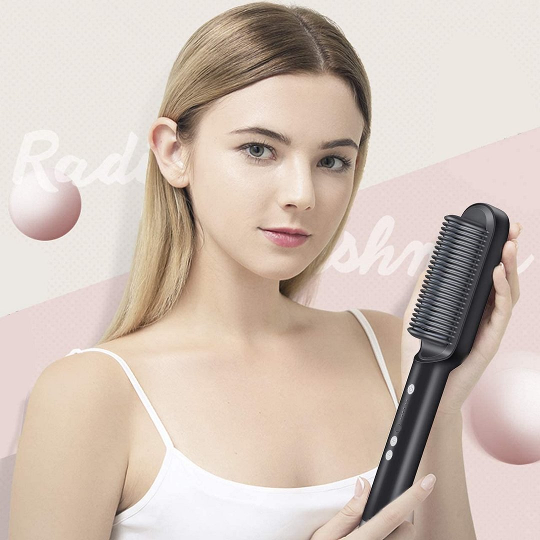 ANTI SCALDING STRAIGHTENER HAIR BRUSH