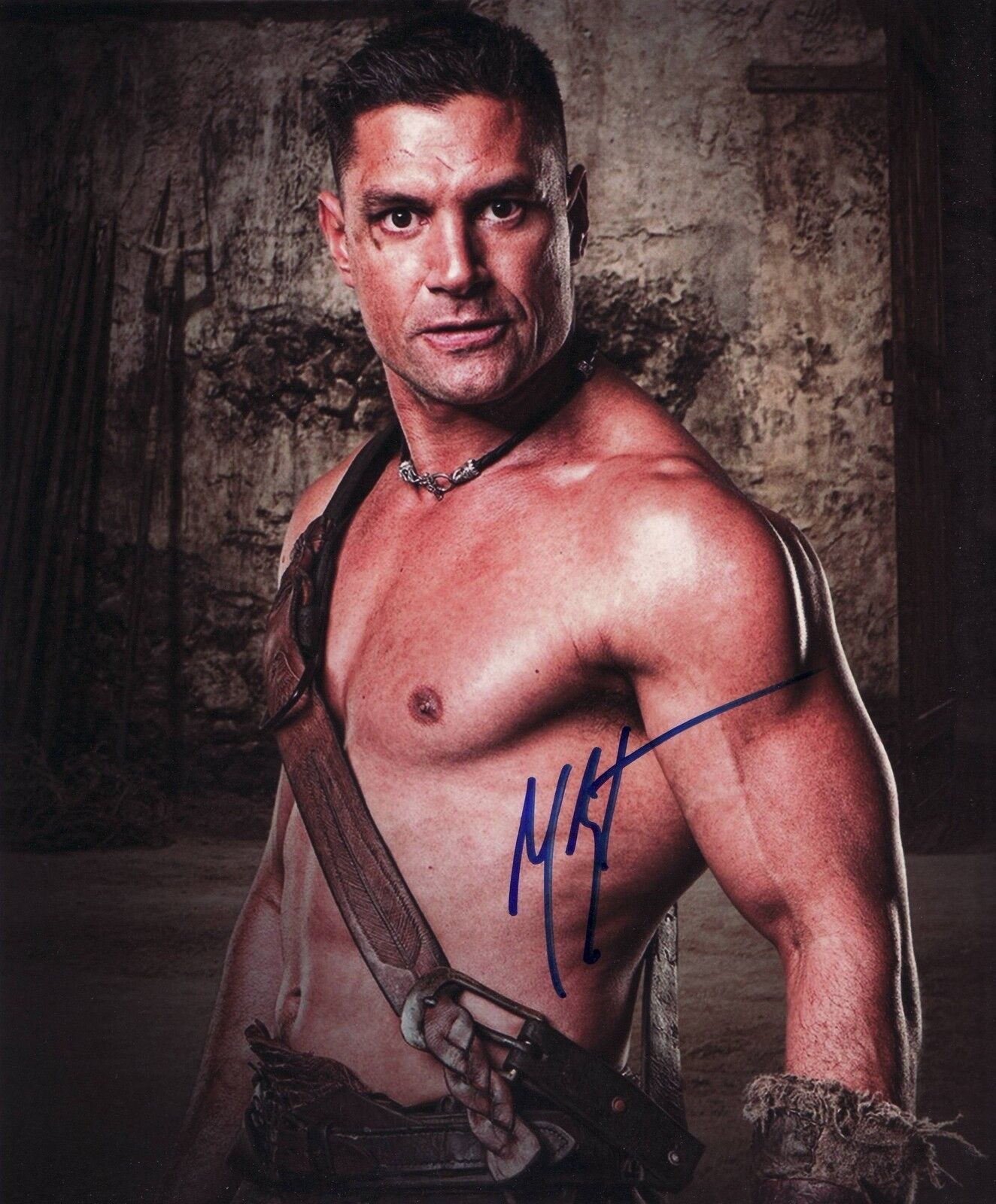 Spartacus Manu Bennett Autographed Signed 8x10 Photo Poster painting COA w/proof