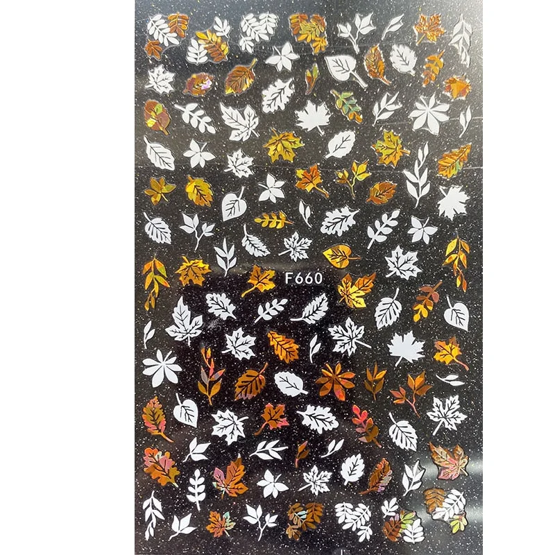 3D Holographic Stars Nail Stickers Self-adhesive Transfer Decals Lips Snowflake Sliders Tips Salon Manicure Nail Art Decoration-Nail Inspo