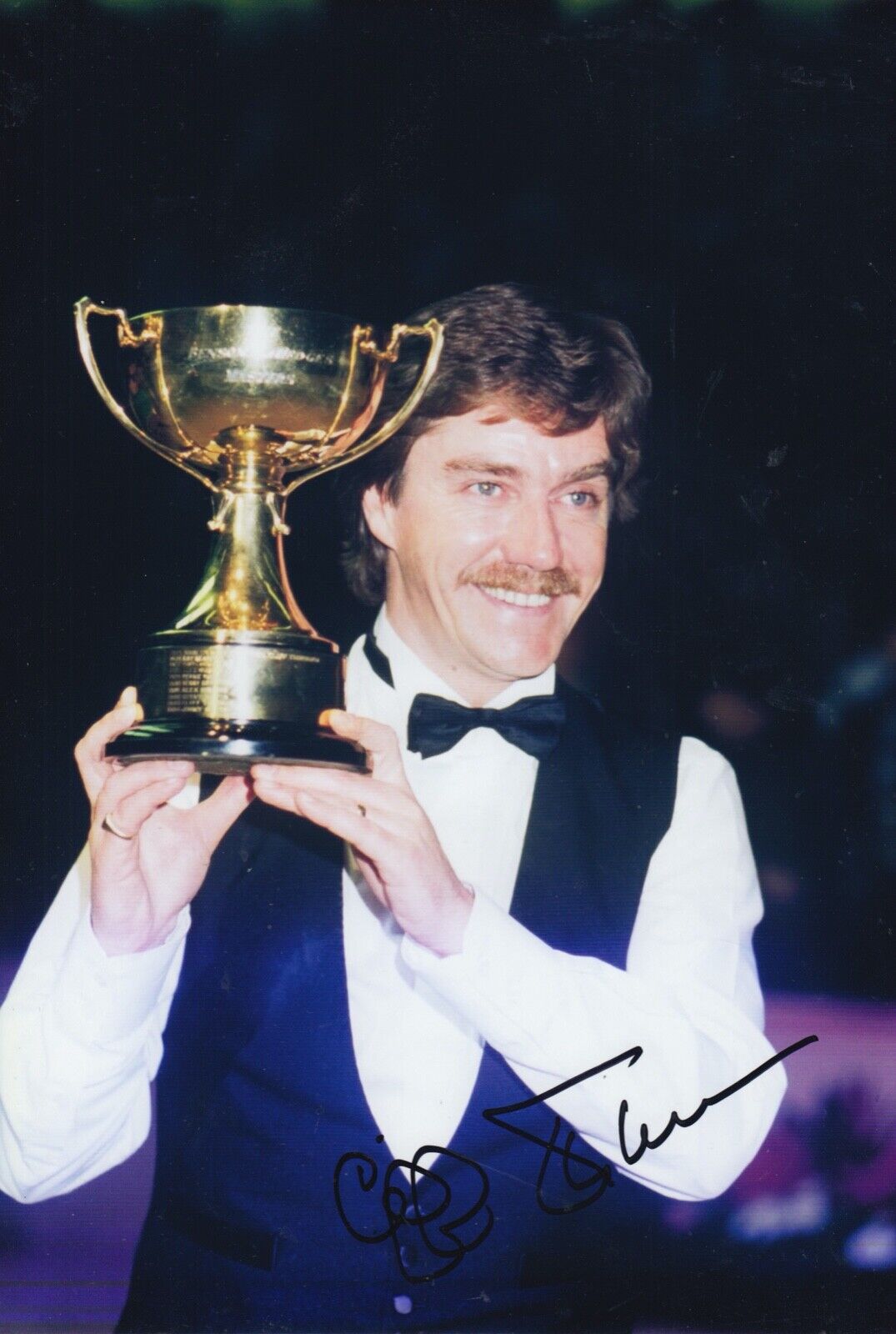 Cliff Thorburn Hand Signed 12x8 Photo Poster painting - Snooker Autograph.