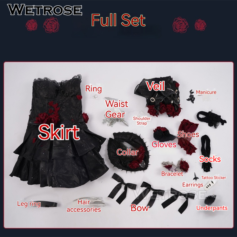 [Wetrose] In Stock SSR Psychologist Everlasting Night Identity V Cosplay Costume Full Set