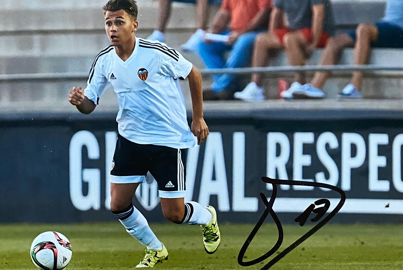 Fran Villalba Genuine Hand Signed 6X4 Photo Poster painting - Valencia CF