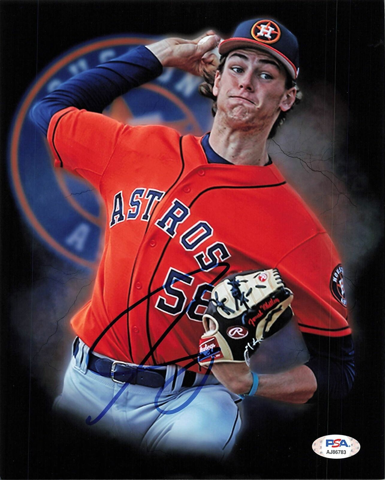 FORREST WHITLEY signed 8x10 Photo Poster painting PSA/DNA Houston Astros Autographed