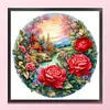 Peony Manor-11CT Stamped Cross Stitch 40*40cm/15.75*15.75in tapestrymarket