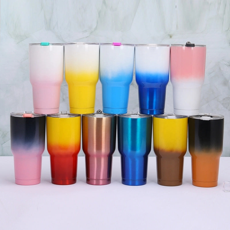 Casual Elegant Glam Multicolor 201 Stainless Steel 304 Stainless Steel Thermos Cup 1 Piece