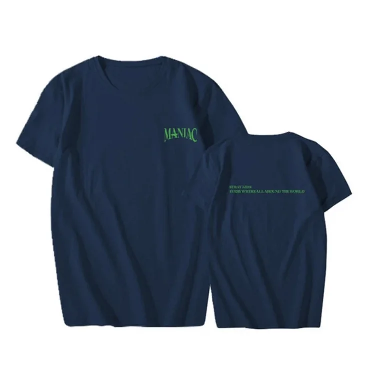 Stray Kids 2nd World Tour Maniac Same T-shirt
