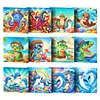 12Pcs DIY Diamond Painting Greeting Card with Envelopes&Tools Diamond Painting Greeting Card Set Multi Purpose Creative Birthday & Thanksgiving Card Kit