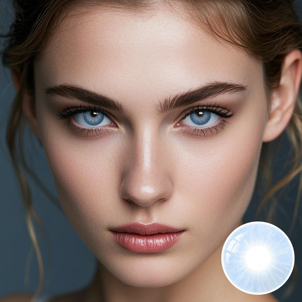 Hidrocor AZUL BLUE Colored Contact Lenses