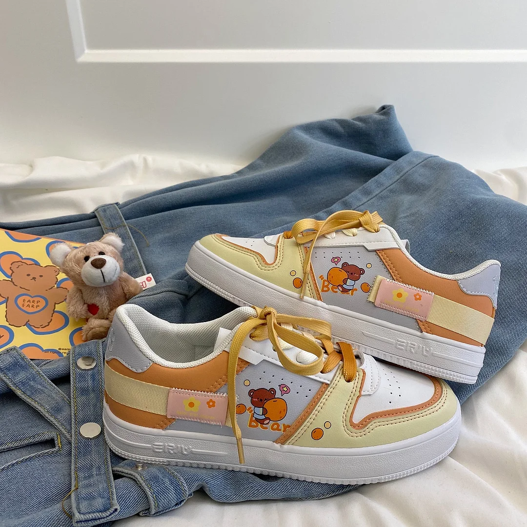 Ulzzang Sports Yellow Shoes SP17398