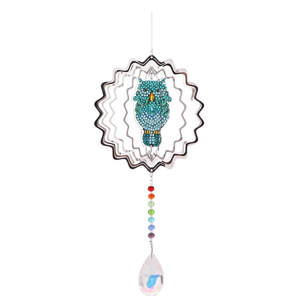 3D Wind Chimes DIY Point Drill Diamond Painting Crystal Wall