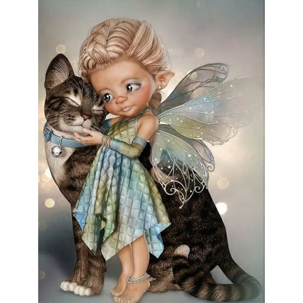 Diamond Painting - Full Round/Square Drill - Gothic Girl(30*40 - 50*60cm)