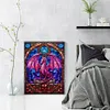 uk.everydayedeals (Limited Stock)Cross Stitch - 14ct Stamped - Peinture en verre-pt&eacute;rosaure (40*55cm)