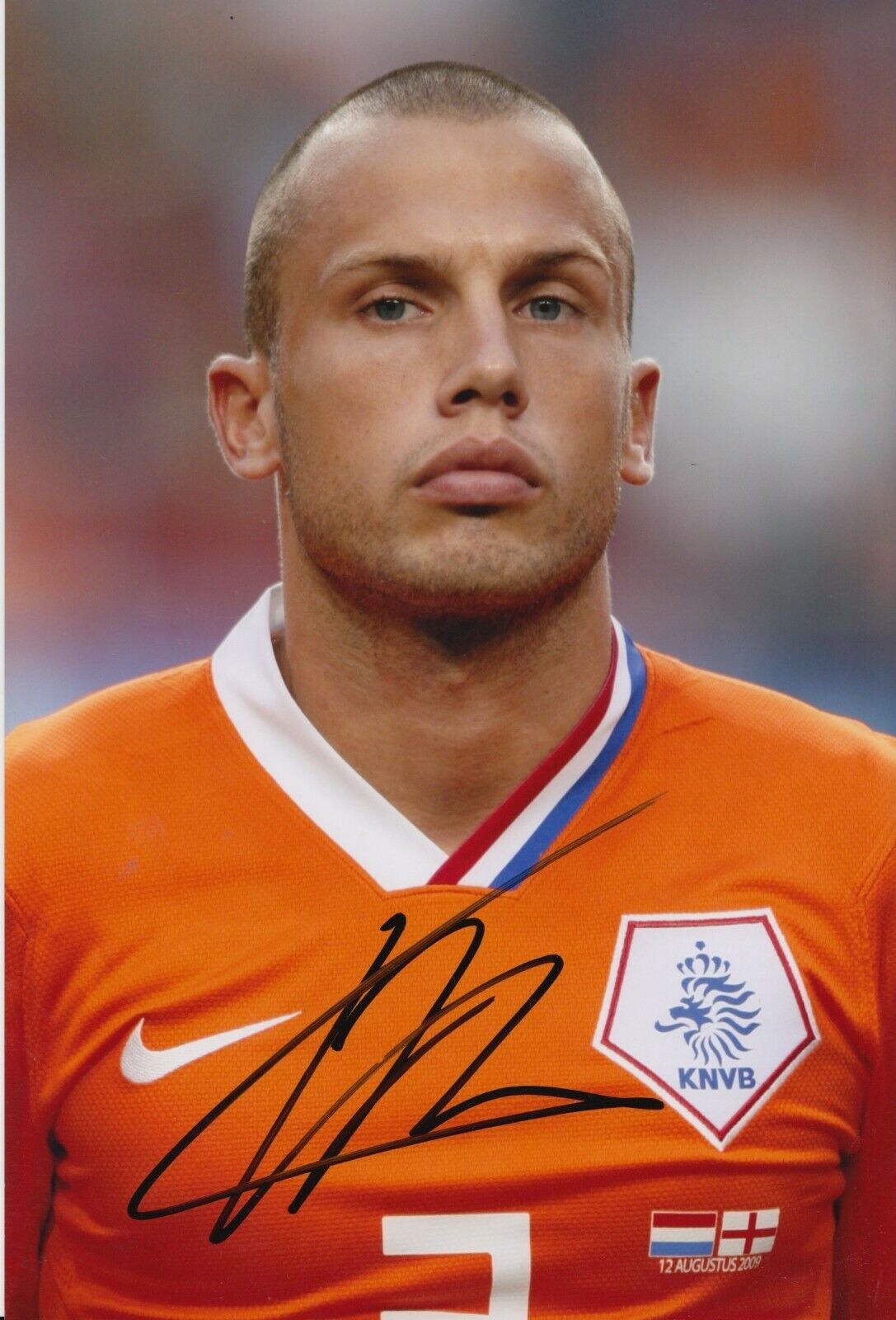 John Heitinga Hand Signed 12x8 Photo Poster painting - Holland Autograph.