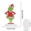 DIY Grinch Diamond Painting Acrylic Desktop Ornaments