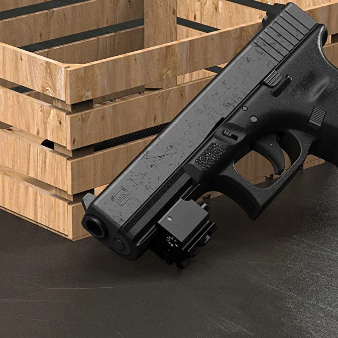 ohhunt® Red/Green Laser Sight Waterproof Military Grade Low Profile Pistol Laser Sight Rifle Laser Sight for Picatinny Rail