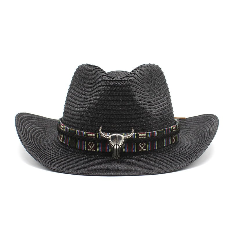 Western Cowboy Straw Hat-Chuck