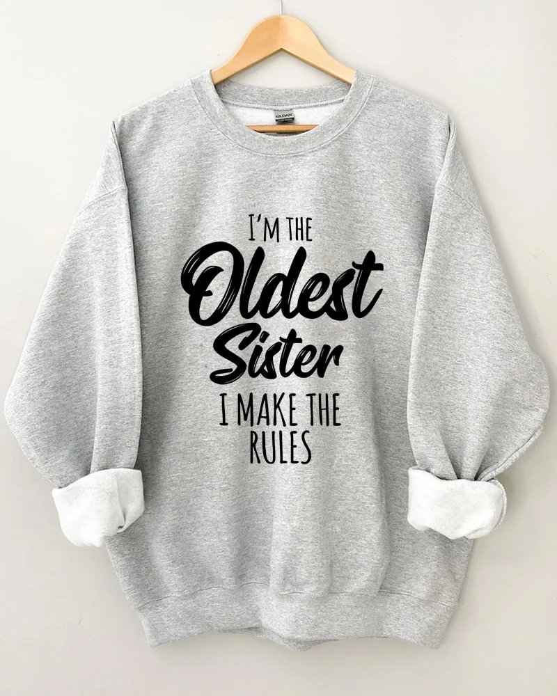 Sisters' Rules Funny Sweatshirt
