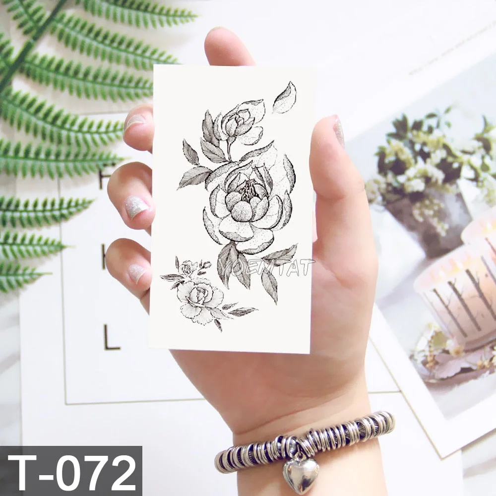 Cute Watercolor Cartoon Design Temporary Tattoo For Kids Children Lamp Water Trasnfer Tattoo Stickers Ocean Women Girl Tatoos