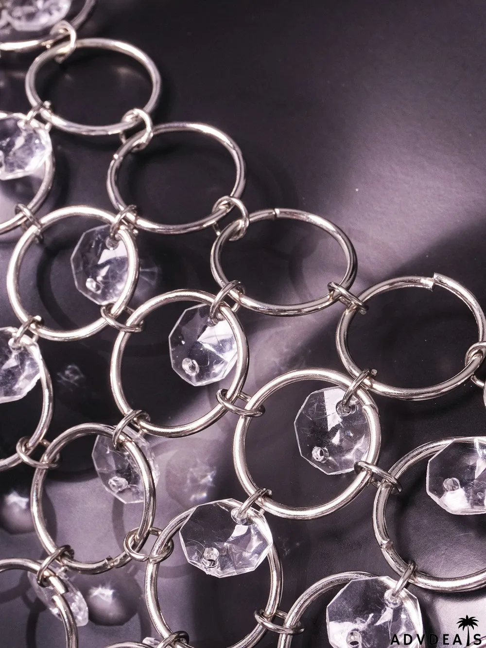 Summer Cutout Shiny Crystal Vest