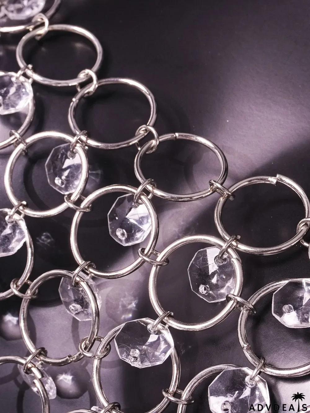 Summer Cutout Shiny Crystal Vest