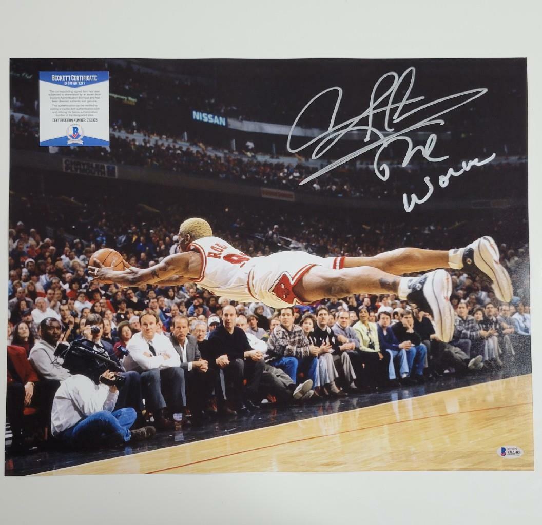 Dennis Rodman signed The Worm