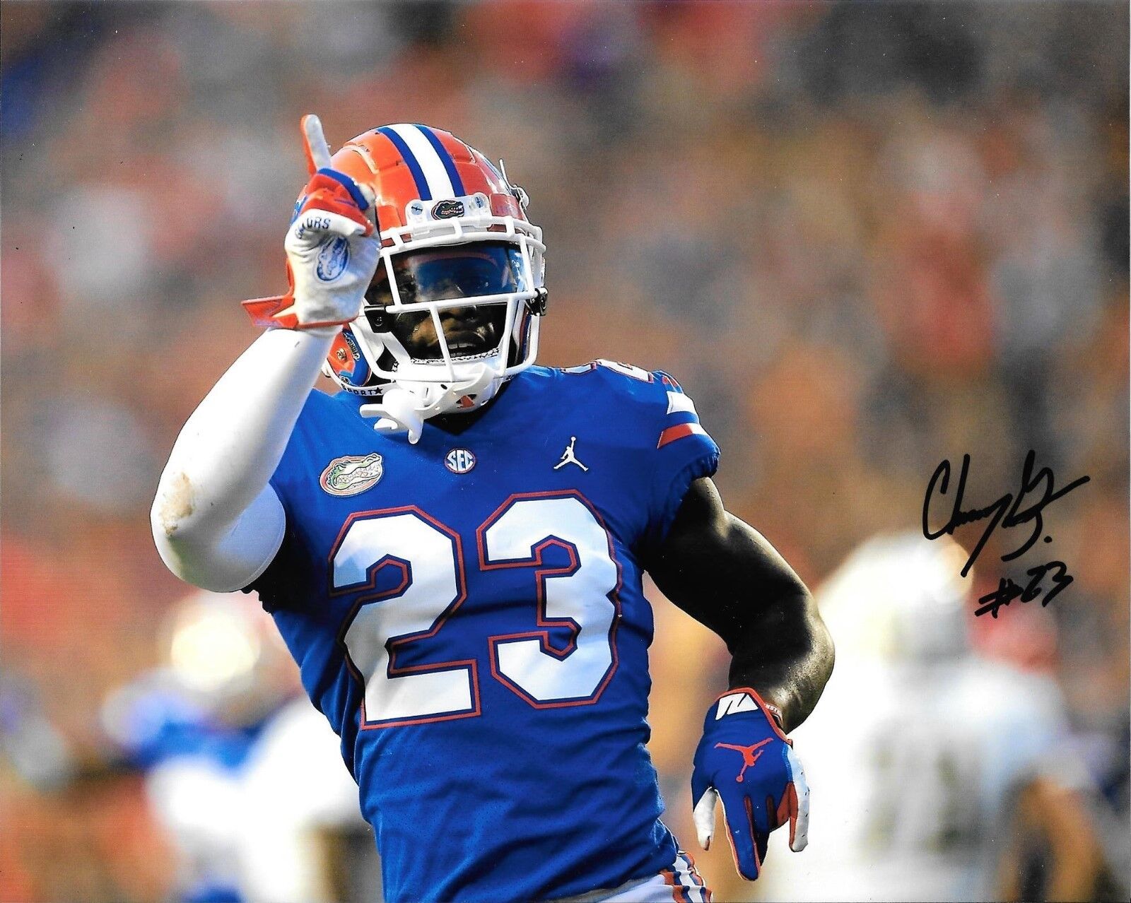 CHAUNCEY GARDNER HAND SIGNED FLORIDA GATORS 8X10 Photo Poster painting W/COA