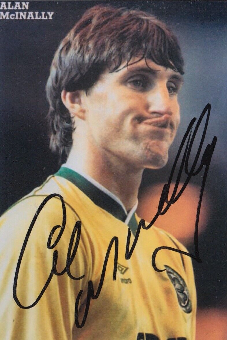 ALAN MCINALLY HAND SIGNED 6X4 Photo Poster painting CELTIC FOOTBALL AUTOGRAPH 1