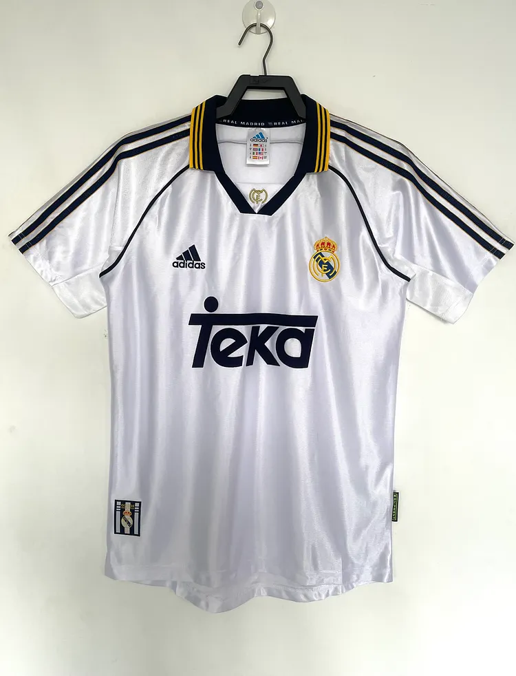 1998-00 Real Madrid Home Retro Jersey