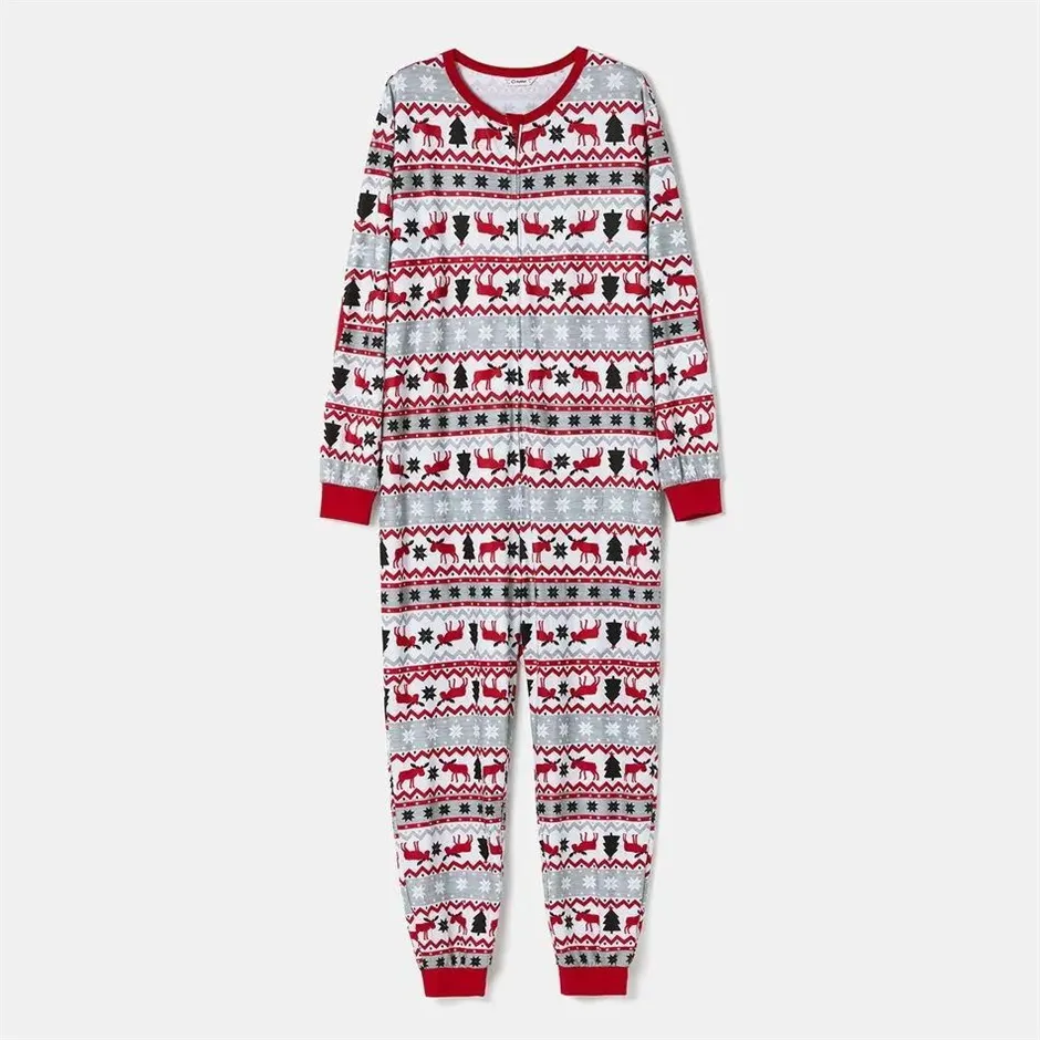 Christmas Christmas pattern pajamas red for the whole family