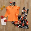 Kid Baby Girl Halloween Suits Pit Strip Strap 2 Pcs Sets Suit